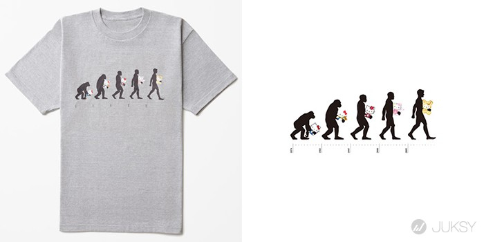 nendo 設計的 Hello Kitty T 恤，男生們也可以穿