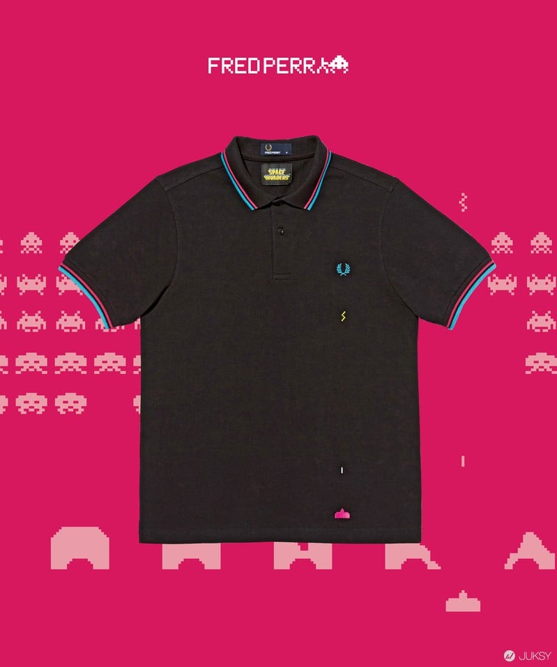 FRED PERRY × SPACE INVADERS復古電玩與時尚品牌的經典結合