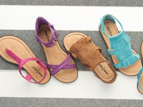 Minnetonka Moccasin S/S 2015 春夏度假風格涼拖鞋履,繽紛上市!!