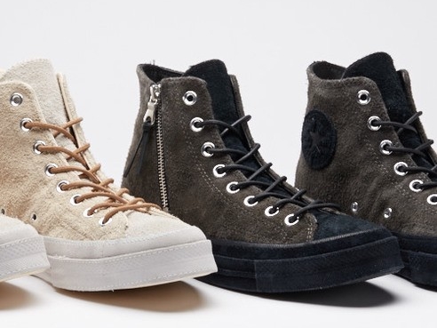 CONVERSE推出Chuck Taylor All Star　'70 Side Zip系質感鞋面搭配個性拉鏈