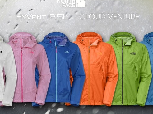 【The North Face防水透氣機能商品】全面力抗梅雨季 The North Face HyVent 經典防水外套 輕巧輕便好收納 繽紛搶眼登場