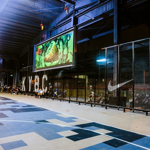 Nike 與高雄市政府合作，重新打造高雄青少年運動園區籃球場
