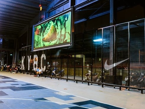 Nike 與高雄市政府合作，重新打造高雄青少年運動園區籃球場
