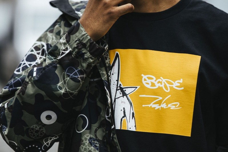 經典街頭潮流與大師的再次結合! A BATHING APE x Futura 聯名系列