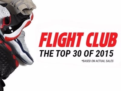 紐約知名潮鋪 Flight Club 公佈 2015 年球鞋販售排行榜 TOP 30!