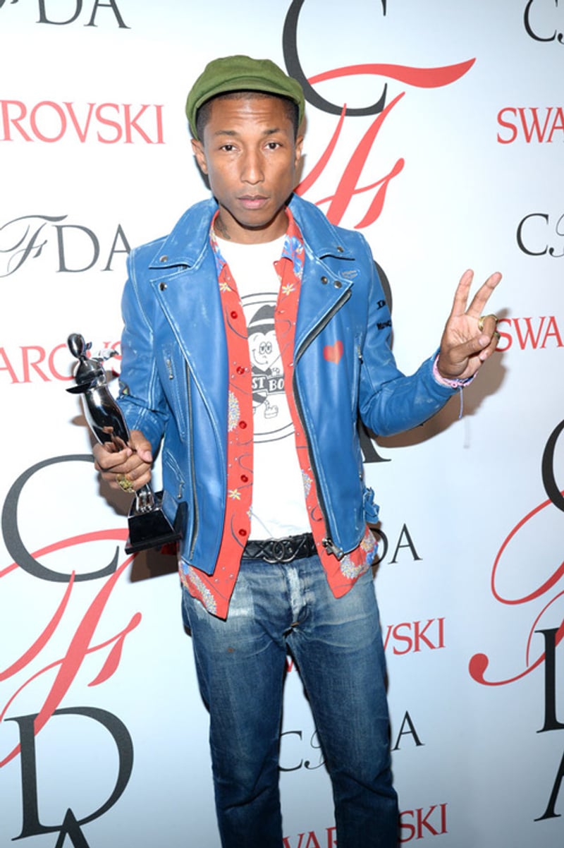 回顾2015 年「菲董」pharrell williams 穿搭 果然是成熟潮人最佳模范