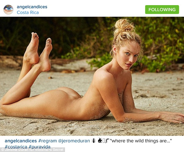 超模 Candice Swanepoel 曬出沙灘全裸照 臀部曲線簡直太惹火!