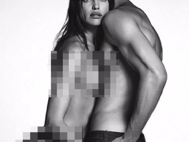 布萊德利庫柏女友 Irina Shayk 全裸上陣　性感拍攝 Givenchy 牛仔褲廣告！