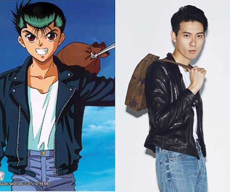 朵编小时候很爱看的卡通之一,不晓得有没有人注意过男主角幽助的穿著