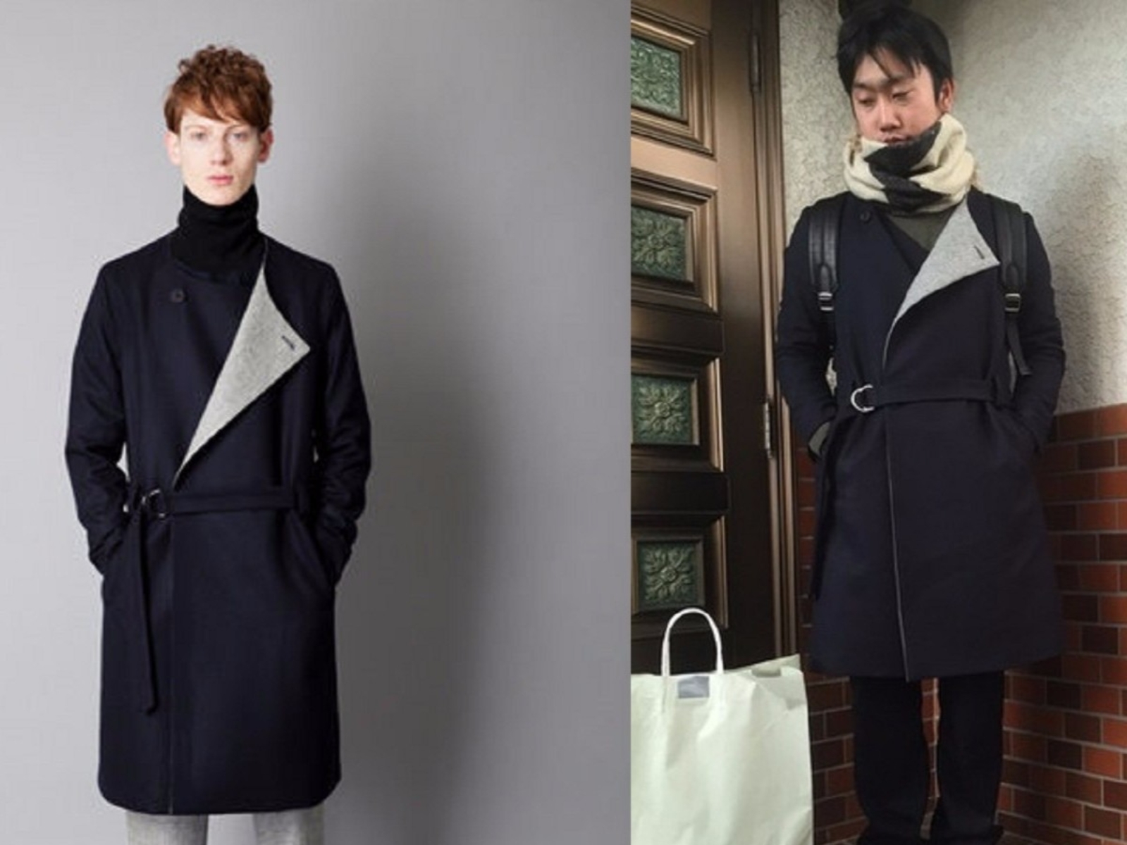 別被模特兒給騙了！日本男生親自示範名牌穿在自己身上的不同...