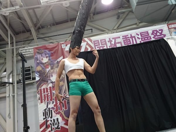 台灣 FF27 出現野生「大傑」　日本遊客爆笑搶拍！