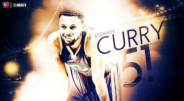 11 顆三分狂拿 51 分！咖哩小子光首節就砍 25 分　巫師根本沒輒