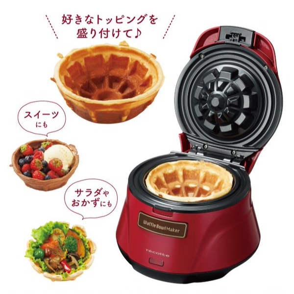 日本發明「鬆餅碗」製作機　甜點底盤輕鬆做大爆紅！
