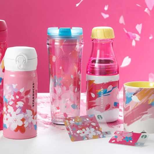 櫻花季節，日本 Starbucks 推出櫻花特飲以及相關產品！