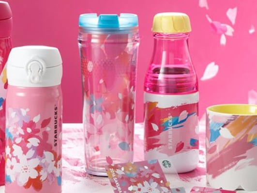 櫻花季節，日本 Starbucks 推出櫻花特飲以及相關產品！
