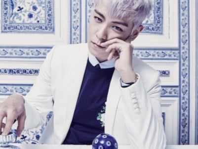 T.O.P. 最新白馬王子形象搭配青花瓷　拍攝時尚雜誌封面！