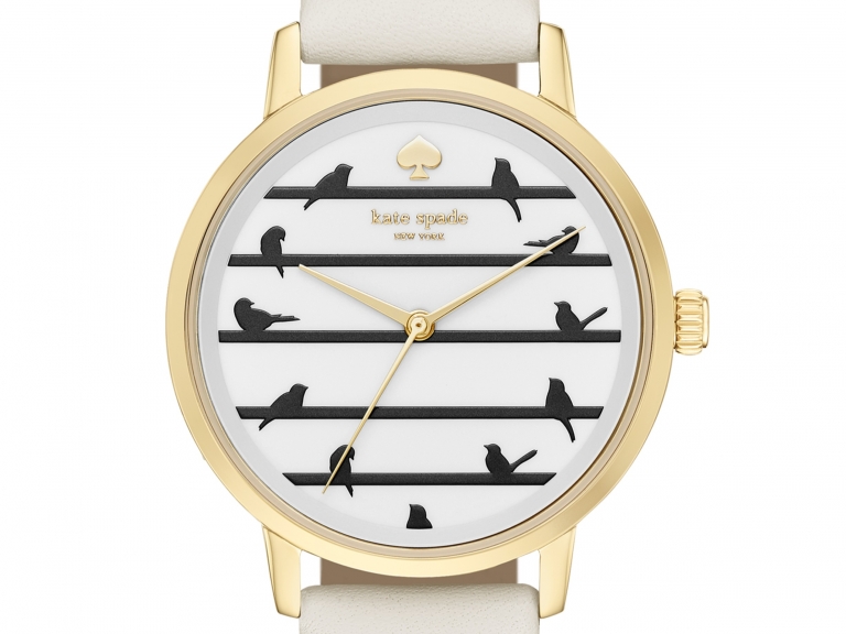 Kate Spade New York清新早春 療癒度爆「錶」   小雛菊、鳥兒、蜜蜂飛進時尚腕錶裡 