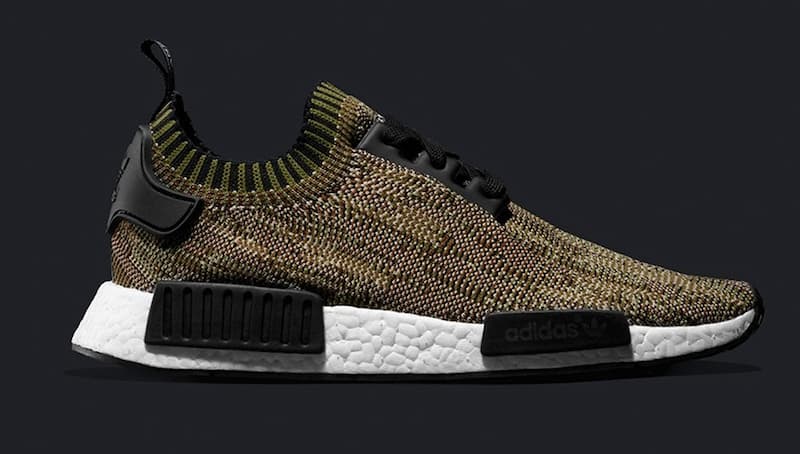 Adidas nmd r1 primeknit hotsell camo green