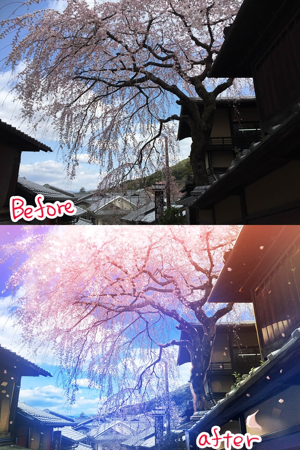日本網路最新流行：將日常生活的景色改變成動畫風格！