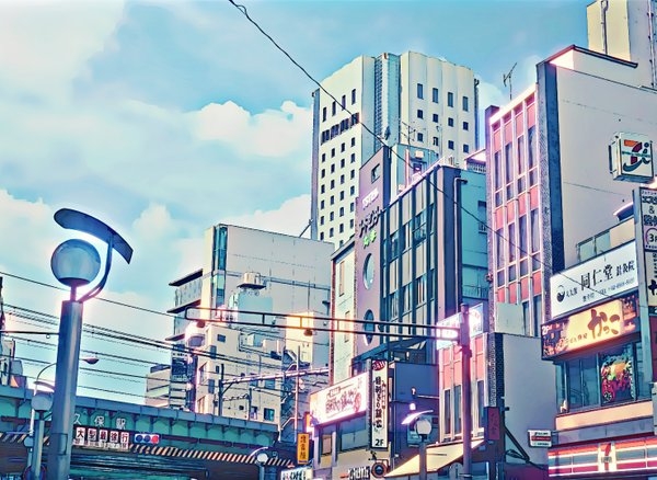 日本網路最新流行：將日常生活的景色改變成動畫風格！
