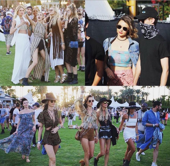 各擁新歡!米蘭達可兒與奧蘭多布魯牽新戀人 現身 Coachella 音樂節