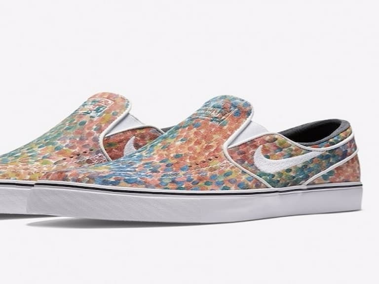 夏日繽紛懶人鞋!Nike SB Stefan Janoski Slip-On 展現獨特水彩畫風!