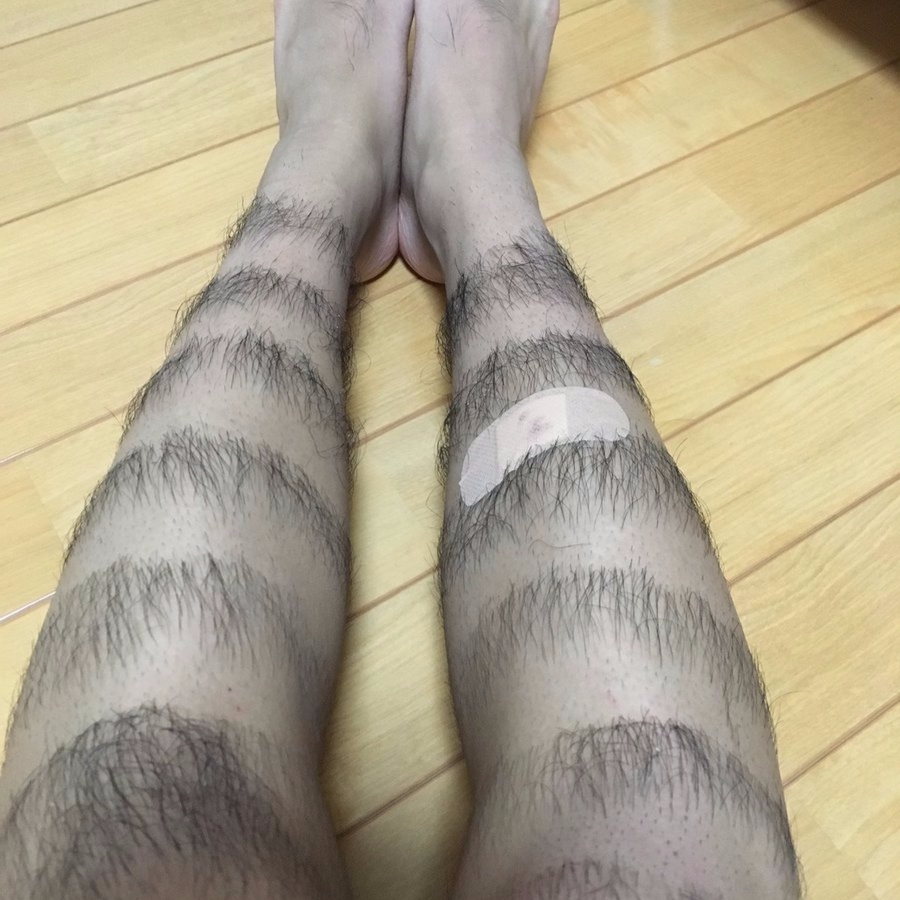 日本高中男生將「腿毛」剃成這樣　太過前衛讓他一夜爆紅！