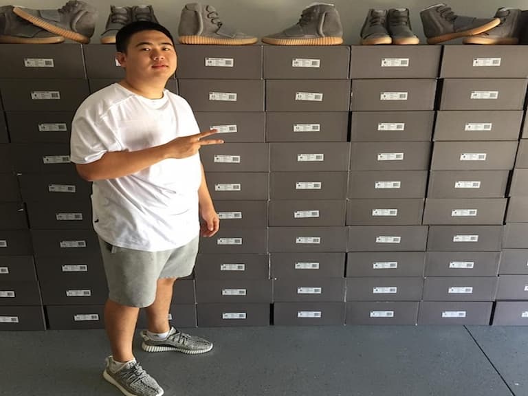 這位年僅 20 歲華人鞋頭　高調炫耀他已搶先拿到 100 雙新款 Yeezy Boost 750！