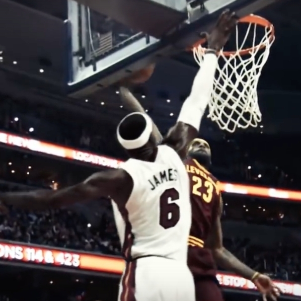 騎士詹皇 v.s. 熱火詹皇！狂粉神剪接影片超熱血