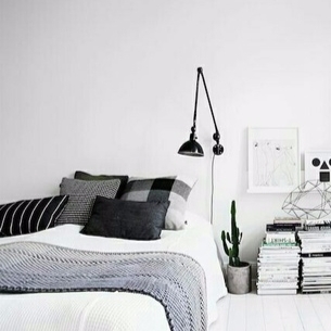 最有品味的黑白設計：舒適又有個性！15 個黑白睡房佈置靈感！