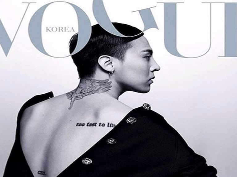 深 V 大露背！老佛爺親自操刀為 G-Dragon 拍封面照