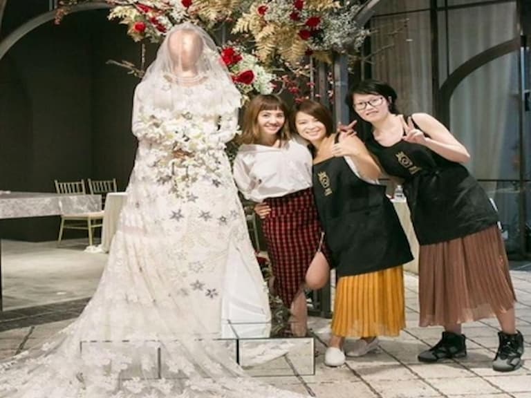 蔡依林再顯神功!手作的婚紗翻糖蛋糕驚艷全場