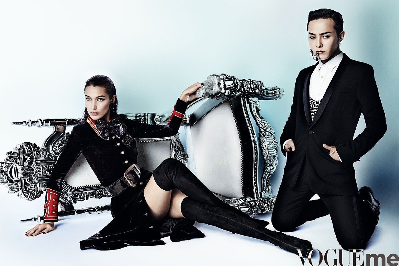 G-DRAGON  帥氣登上中國版《VOGUE》　與超模共同入鏡！