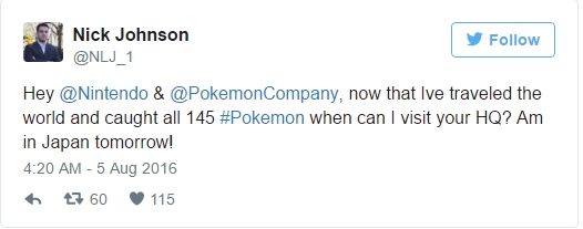 世界第一位神奇寶貝大師出現！他蒐集到的最後一隻《Pokemon GO》寶可夢是...