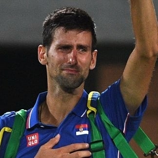 落下男兒淚 ， 球王 Novak Djokovic 爆冷止步奧運首輪