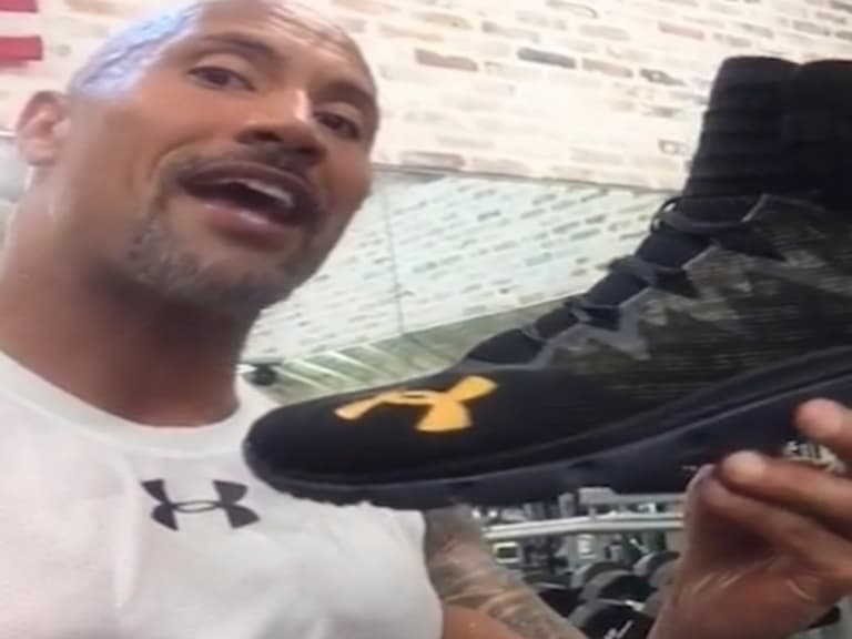 Under Armour 巨石強森專屬鞋款曝光！