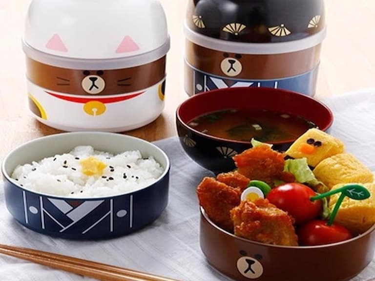 Line Friends 推出日本限定版便當盒，和服造型的熊大也太可愛了吧！