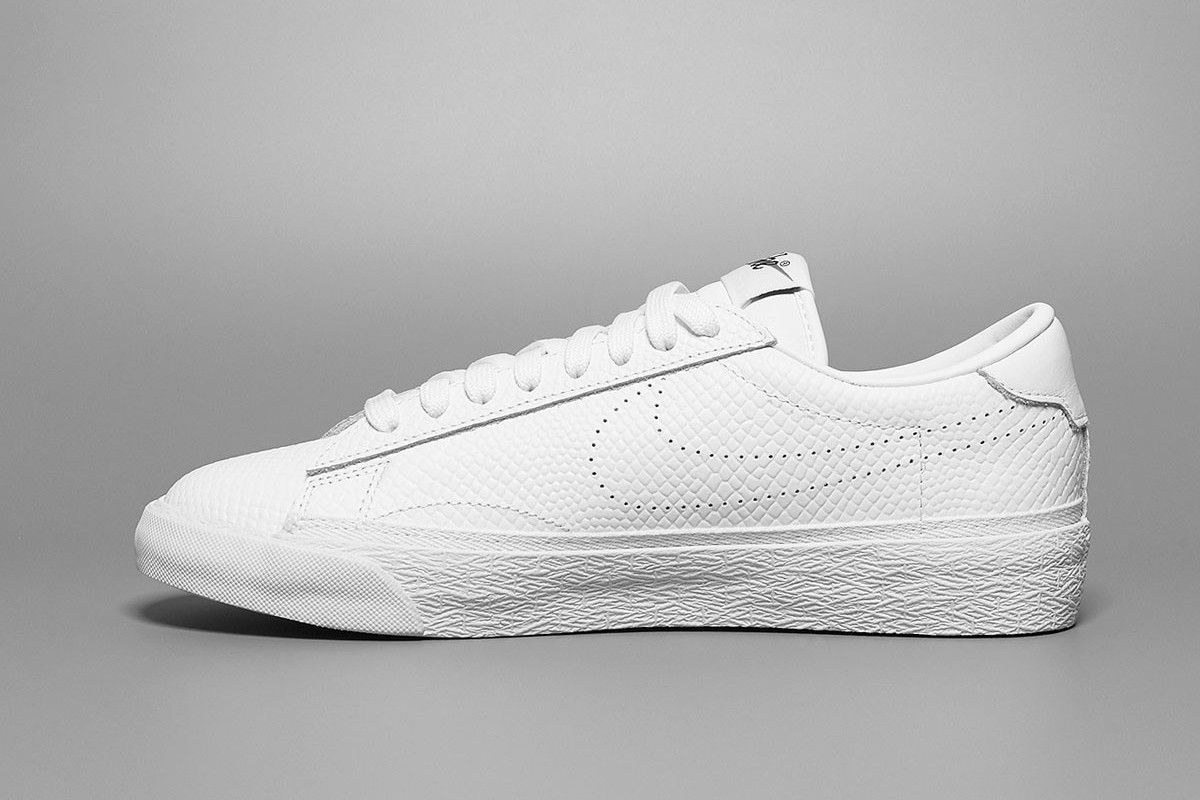 小閃電加持 fragment design x Nike 聯名 Zoom Tennis Classic AC 全白配色曝光