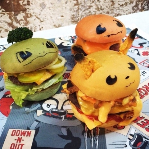 超可愛《Pokemon GO》神奇寶貝大漢堡　把高熱量全收服進胃裡面！