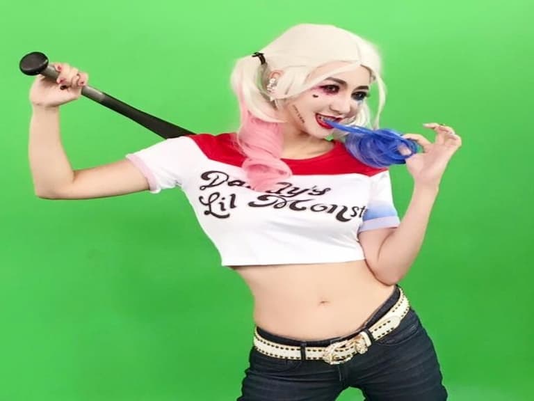 女主播 Cosplay 辣扮小丑女 網友飲恨：就差熱褲了！
