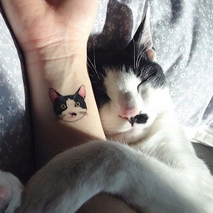 用別緻小紋身，來表達對寵物的愛意吧！