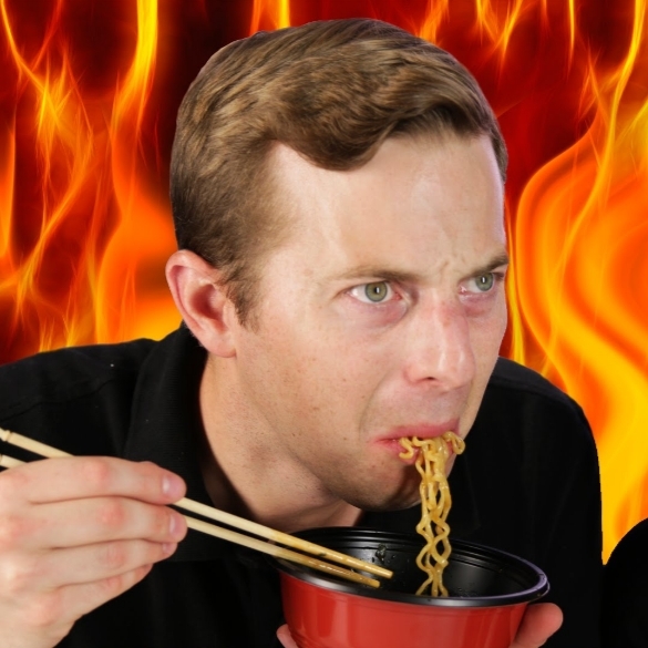超可怕！外國人試吃「世界上最辣韓國泡麵」　即使停止了辣度也揮之不去？