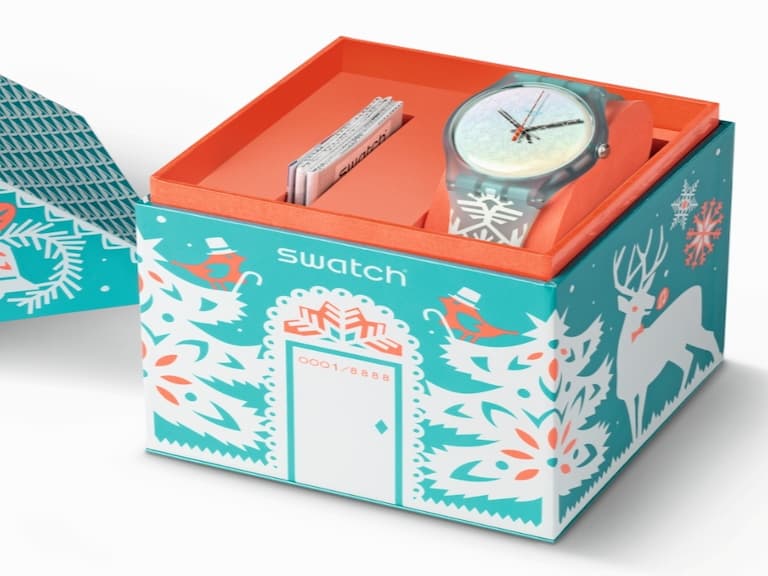 Swatch 2016聖誕節限量腕表，伴隨北極星光翩然到來