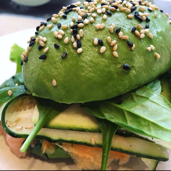 #發現 Instagram：綠色漢堡大熱！重點是怎樣吃都不怕胖！