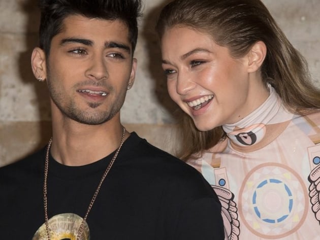 Gigi 跟 Zayn Snapchat 親親放閃無極限！網友：史上最可愛情侶！