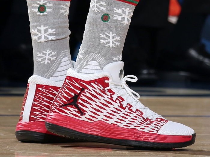  Carmelo Anthony 聖誕大戰亮相  Jordan Melo M13 全新聖誕球員版配色！