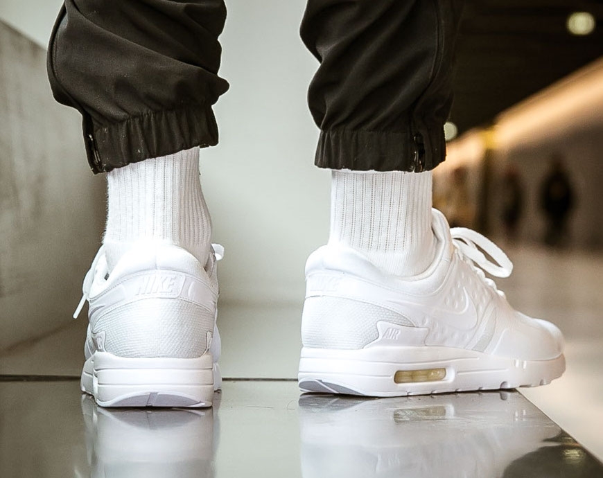 配白襪最經典！Nike Air Max Zero 全新 Triple White　今年春夏的養眼白鞋！