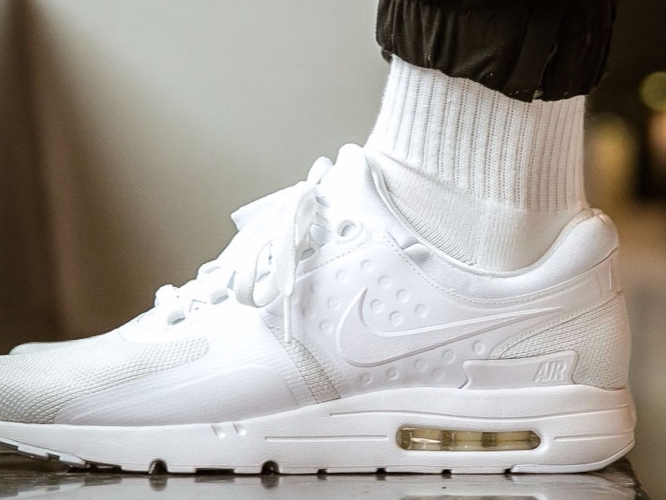 配白襪最經典！Nike Air Max Zero 全新 Triple White　今年春夏的養眼白鞋！