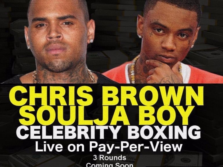 圍觀名人打架！克里斯小子怒 Soulja Boy 扯蕾哈娜　火速開「拳擊賽」決勝負！