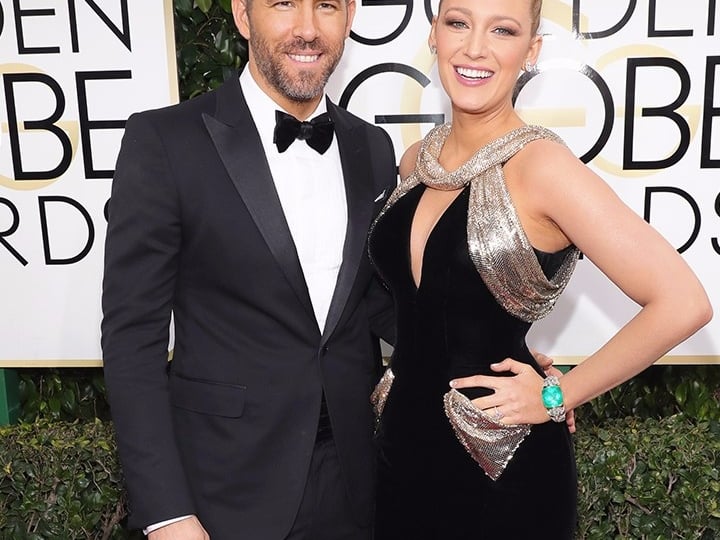 最可愛荷里活夫婦！Blake Lively、Ryan Reynolds 金球獎紅地毯造型獲激讚！